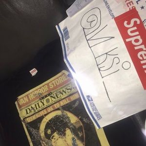 Supreme Dash Snow Tee Black